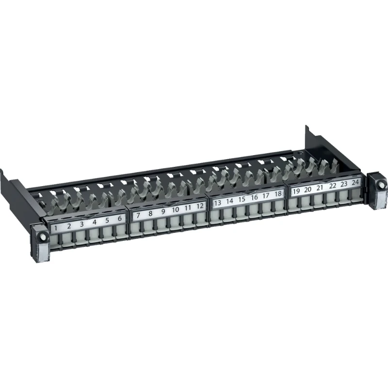 Schneider Electric PAN SLIDE EVO 19"" 1U 24PT STP CAT6A