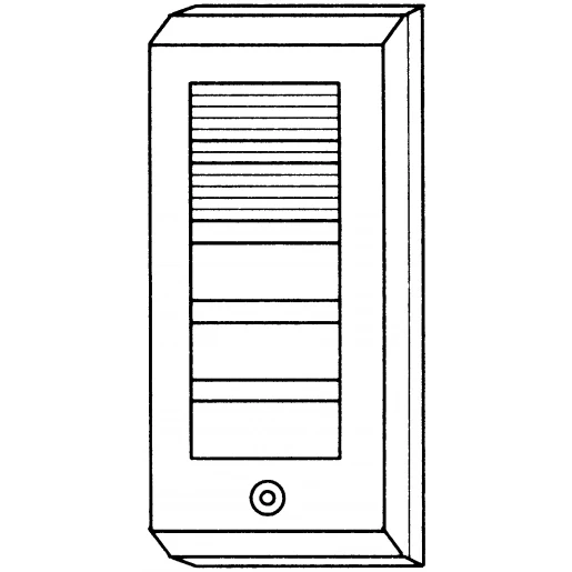Atea Deurluidspreker wit IP54 Opbouw V010000193
