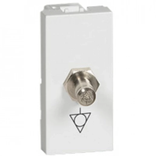 Legrand Mosaic potentiaal vereffeningscontactdoos contactdoos 1-voudig inbouw Glanzend wit 078700