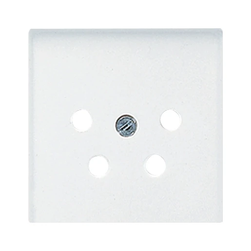 Jung A range centraalplaat ptt-contactdoos a(s)500 TAE 1 connector Zonder label wit A561NTFWW