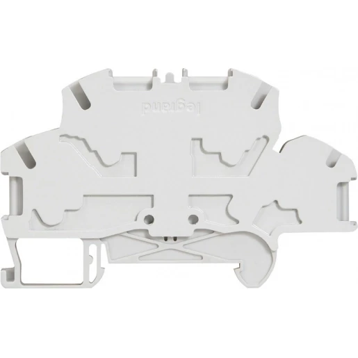 Legrand Rijgklem viking3 met insteekklem grijs 6mm 4mm2