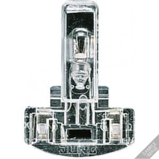 Jung Steeksokkel Glimlamp verlichtingselement schakelaar 0.5mA 230V Wit 95