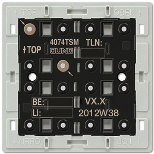 Jung Tastermodule + geintegreerde buskoppeling standaard KNX inbouw 4074TSM