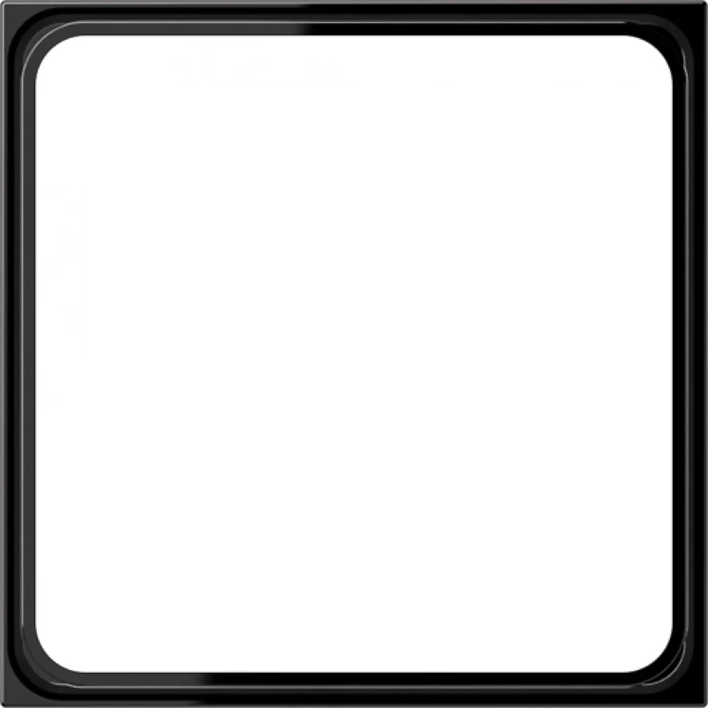 Jung LS range tussenraam ls990 montage cd500 70.5x8.2x70.5mm zwart RAL 9005 LS981ZSW