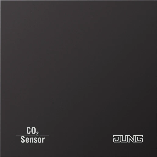 Jung LS range CO2-sensor aluminium inbouw CO2AL2178D