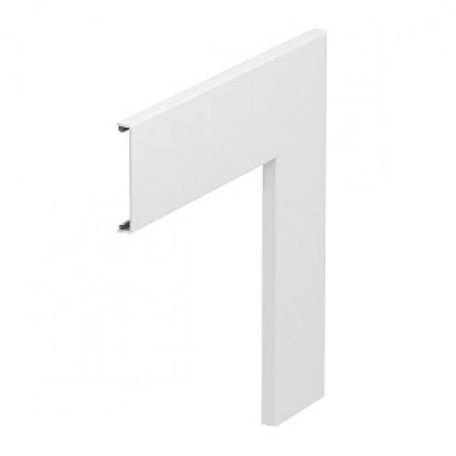OBO GK deksel plat hoekstuk wandgoot b76.5mm kunststof RAL 9010 6274490
