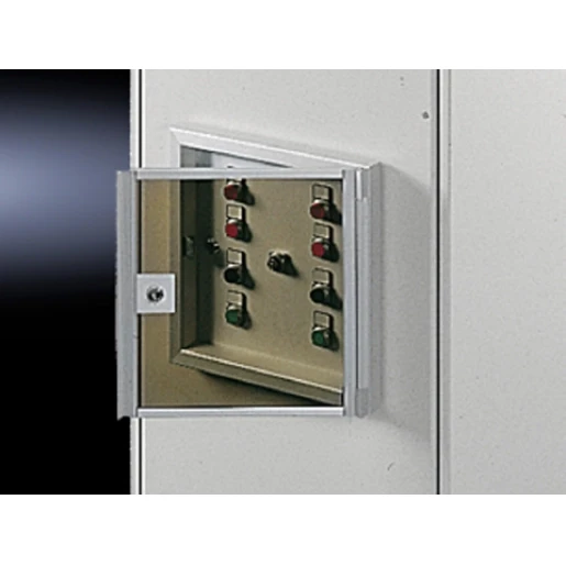 Rittal SK Deur kast/lessenaar Beschermdeur H377mm B377mm D10mm Aluminium Natuurkleur