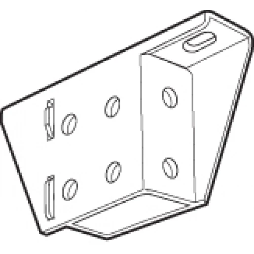 Legrand Cablofil Kopplaat voor profiel Gebeitst en (chemisch) gepassiveerd CM596224
