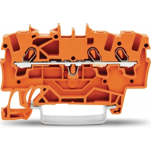 Wago Serie 2001 Verbindingsrijgklem 0,5-2,5mm² eendr. 0,25-1,5mm² meerdr. Oranje