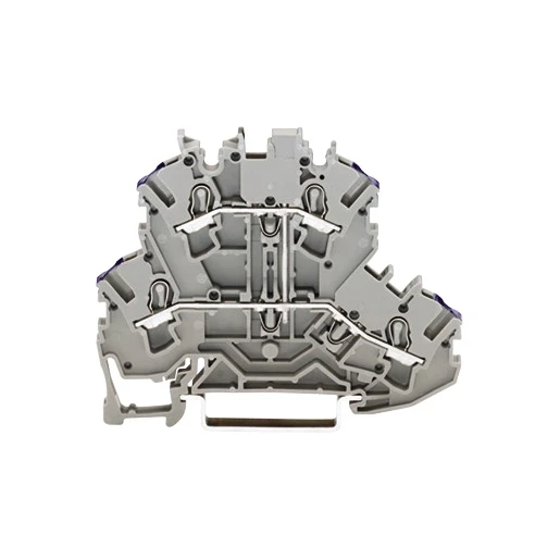Wago Serie 2002 Verbindingsrijgklem 0,75-4mm² eendr. 0,25-2,5mm² meerdr. Grijs