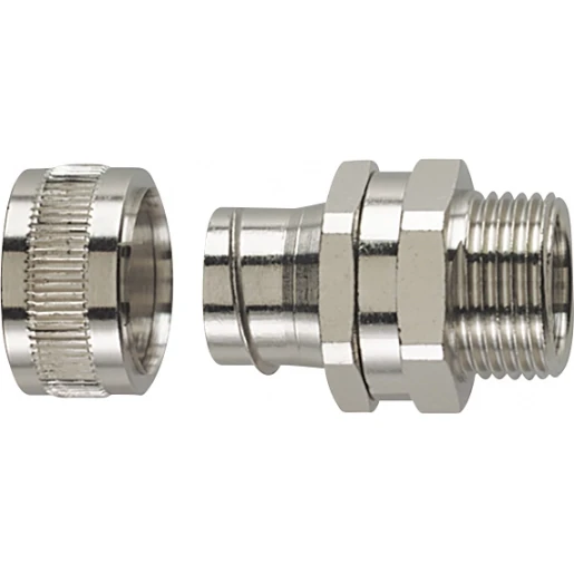 Hellermann Tyton METALEN KOPPELING MET DRAAIEND BUITENDRAAD Ø32MM M32
