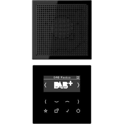 Jung LS range smartradio mono ls990 DAB+ FM ontvanger zwart DABLS1SW