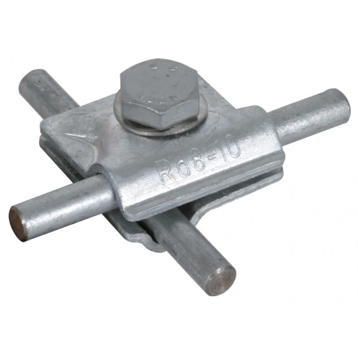 Dehn Mv clamp st/tzn f.rd 8-10mm with hexagon screw and spring washer