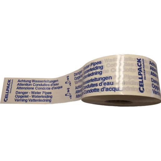 Cellpack Waarschuwingsband - No. 26/Opgelet-Waterleiding