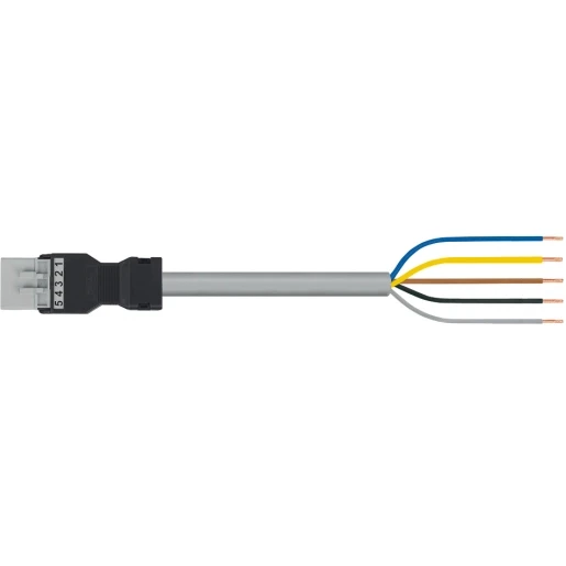 Wago SERIE 891 Patchkabel gebouwinstallatie 5p Stekker Vrij kabeluiteinde 7000mm