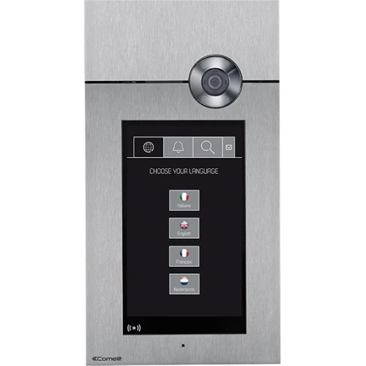 Comelit 316 touchscreen entreepaneel 8 inch SBC RVS IP54 Inbouw (stucwerk) 3453S/A