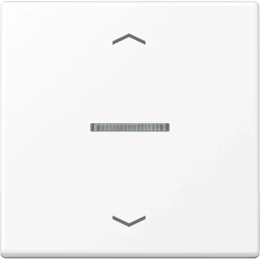 Jung A range home stuurafdekking pijl a500 enkelvoudig Mat wit RAL 9016 BTA17101PWWM