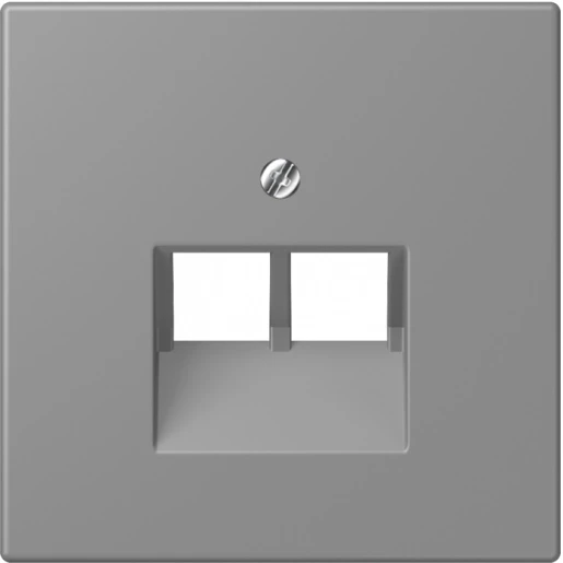 Jung LS range Afdekking centraalplaat LC32011 UAE/IAE 2 connectoren Zonder label LC969-2UA203