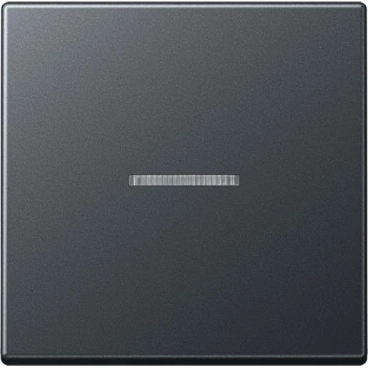Jung A range tastafdekking standaard a500 slagvast enkelvoudig Mat antraciet RAL 7016 FMA1700BFANM