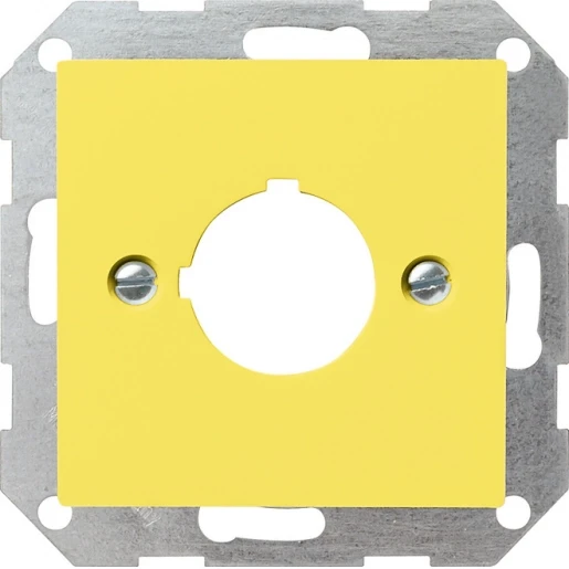Gira System 55 Afdekking draagring apparaten Zonder label geel 027102