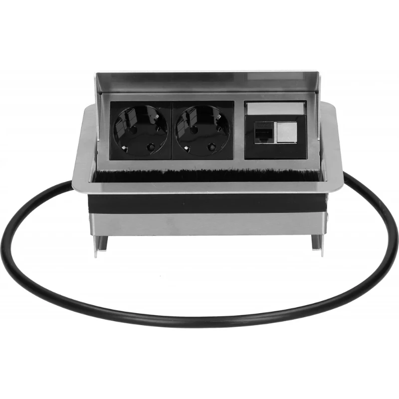 OCS Rhodos 2x 230V RA + 1x Cat6U 1m GST RVS