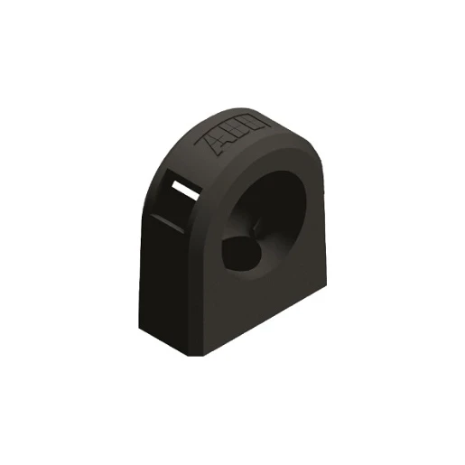 ABB Buisklem met deksel Slangmaat 13mm PA (Nylon) 66 Zwart