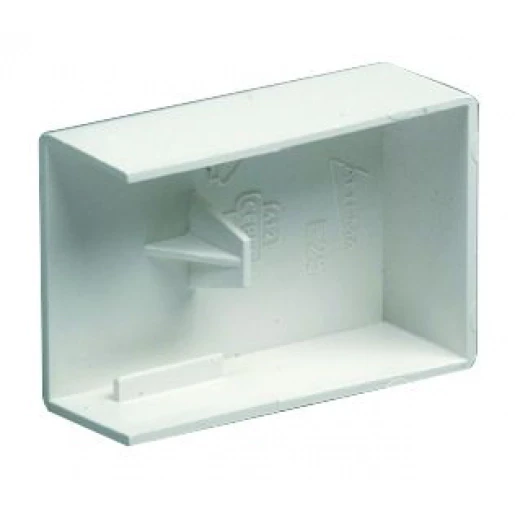 Attema K25 eindstuk leidingkanaal 25x13mm wit RAL 9010 AT5652