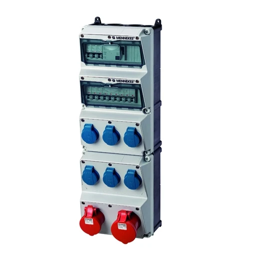 Mennekes AMAXX contactdoos combinatie 5 modules