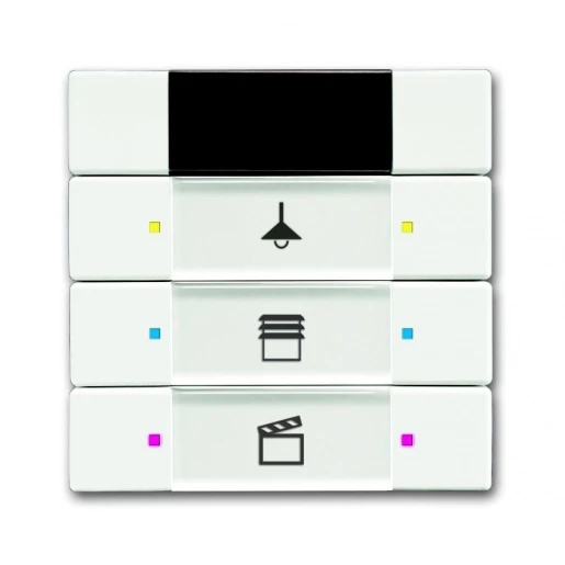 ABB Busch-Jaeger KNX, Future Tastsensor bussysteem KNX 3-voudig wit IP20 RAL 9016 2CKA006135A0153