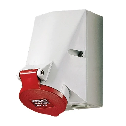 Mennekes Wandcontactdoos 16A 5P 6H400V IP44 HW/VN