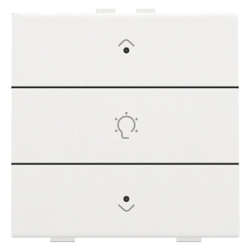 Niko Home Control Bediening dimming 3-voudig wit inbouw IP20 RAL 9016 154-52043