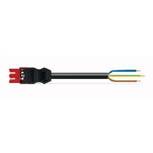 Wago Serie 771 Patchkabel gebouwinstallatie 3p Contrastekker (female) Vrij kabeluiteinde 2000mm