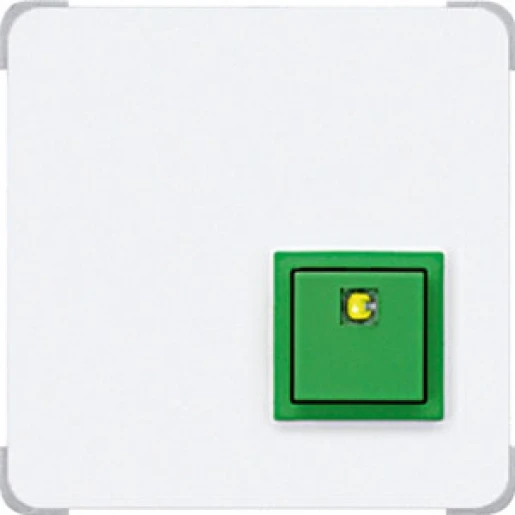 Jung CD range miva afzetknop 67x67mm wit IP20 NRSCD0834ATWW