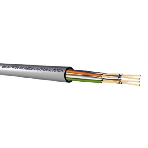 Draka UC300 26 Cat5e U/UTP Patch LSHF Grijs - 500mtr