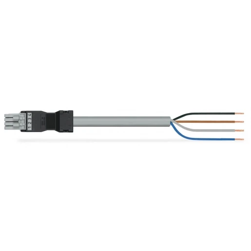 Wago Serie 891 Patchkabel gebouwinstallatie 4p Contrastekker (female) Vrij kabeluiteinde 3000mm
