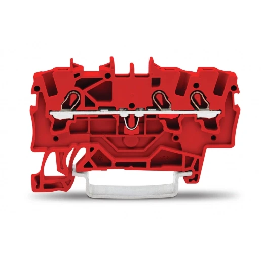 Wago Serie 2001 Verbindingsrijgklem 0,5-2,5mm² eendr. 0,25-1,5mm² meerdr. Rood