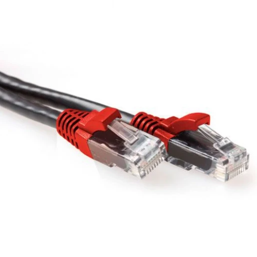 ACT Patchkabel cross U / UTP Cat6A (IEC) RJ45 8(8) 3M zwart IB6205