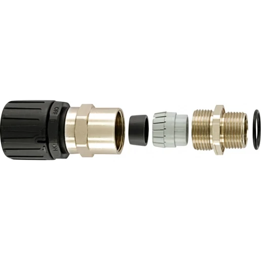 Hellermann Tyton KOPPELING MET TREKONTLASTING EN KABELAFDICHTING RECHT IP66 Ø16MM M20