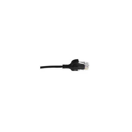 Gigamedia Patchkabel LSZH Slimline U / UTP Cat6 RJ45 8(8) 0.5M zwart GGM CAT605MZHSN