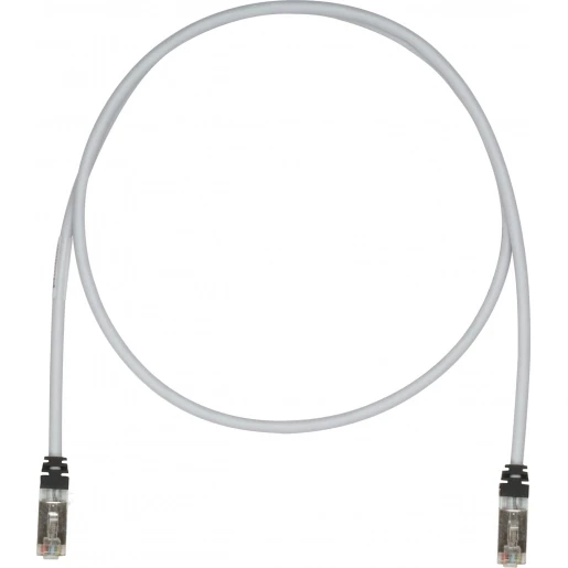 Panduit Koperen patchkabel international S / FTP Cat6A (IEC) RJ45 8(8) 0.2M grijs STP6X0.2MIG