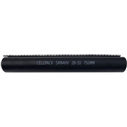 Cellpack KRIMPMANCHET MET ROESTVRIJSTALEN SLUITING SRMAHV/28-10/750MM/ZWART