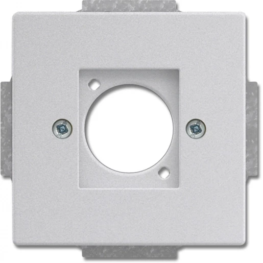 ABB Busch-Jaeger Future Centraalplaat Neutrik XLR Basiselement met centrale afdekplaat 1 connector Zonder label aluminium 2CKA001724A4401