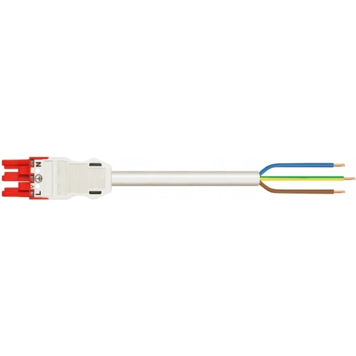 Wago SERIE 771 Patchkabel gebouwinstallatie 3p Contrastekker (female) Vrij kabeluiteinde 3000mm