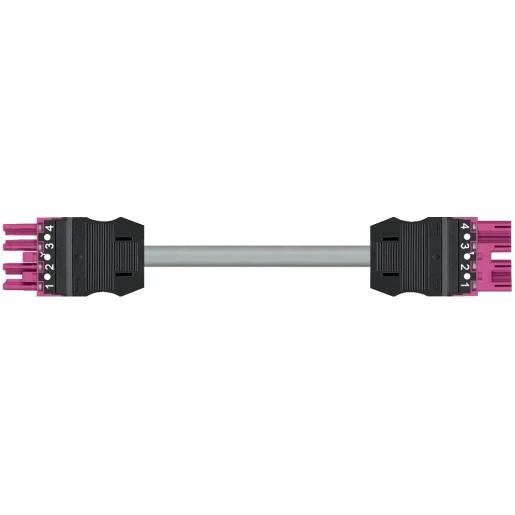 Wago SERIE 771 Patchkabel gebouwinstallatie 4p Contrastekker (female) Stekker 7000mm