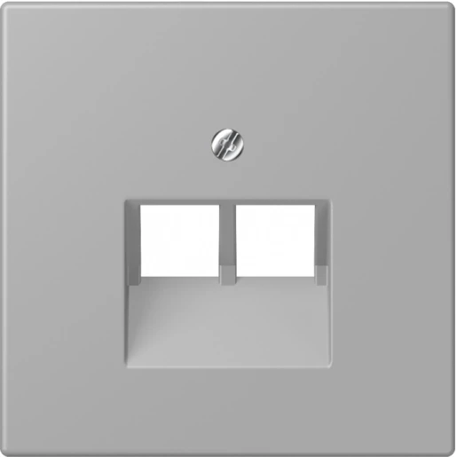 Jung LS range Afdekking centraalplaat LC32012 UAE/IAE 2 connectoren Zonder label LC969-2UA204
