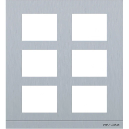 ABB Busch-Jaeger Welcome IP kader audio buitenpost maat 2/3 Aluminium
