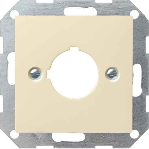 Gira System 55 afdekking draagring apparaten ø22,5mm wit RAL 1013 027201