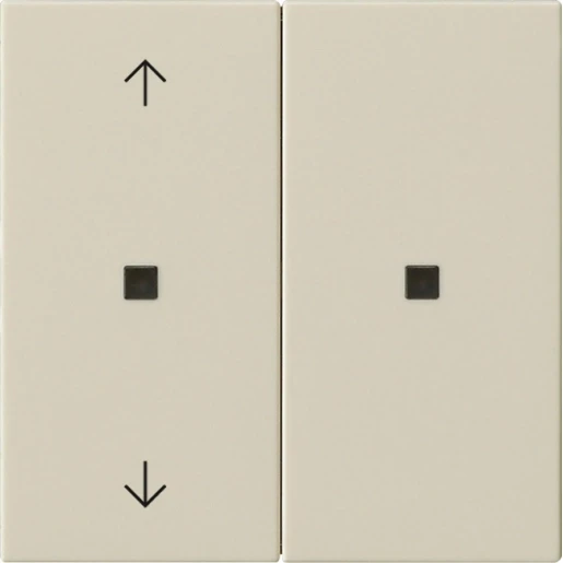 Gira KNX RF bed.el.-op.st. 2-v pijlen System 55 cr.wit