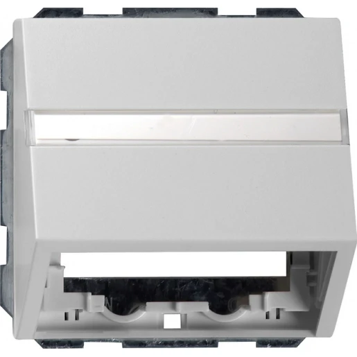 Gira System 55 datakap draagring + tk Voor dataansluitkast Bedieningselement Met label grijs 0870015