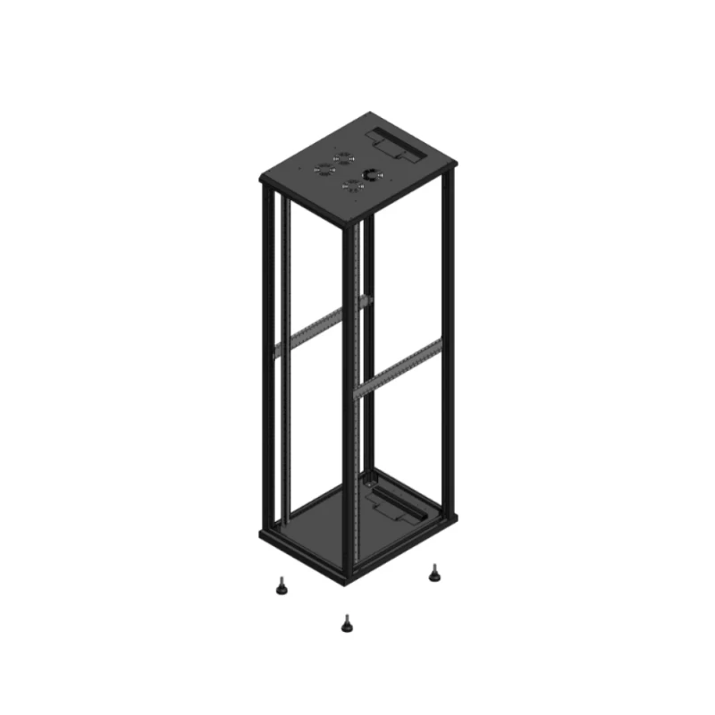 Gigamedia Vloer patchkast SP SP EX 19" 47HE 600x800mm Zwart GGM 704768SPSPEX